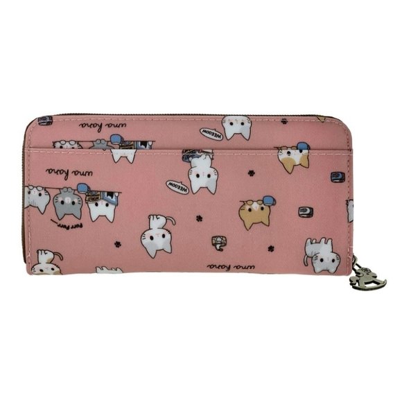 Waterproof Cat Long Wallet Fits Phone & Bills - Picture 3 of 16